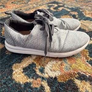 TOMS Gray Lace-Up Sneakers